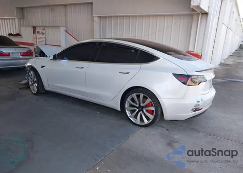 2018 Tesla Model 3 Long Range/Performance from USA, damaged, VIN 5YJ3E1EB3JF082243